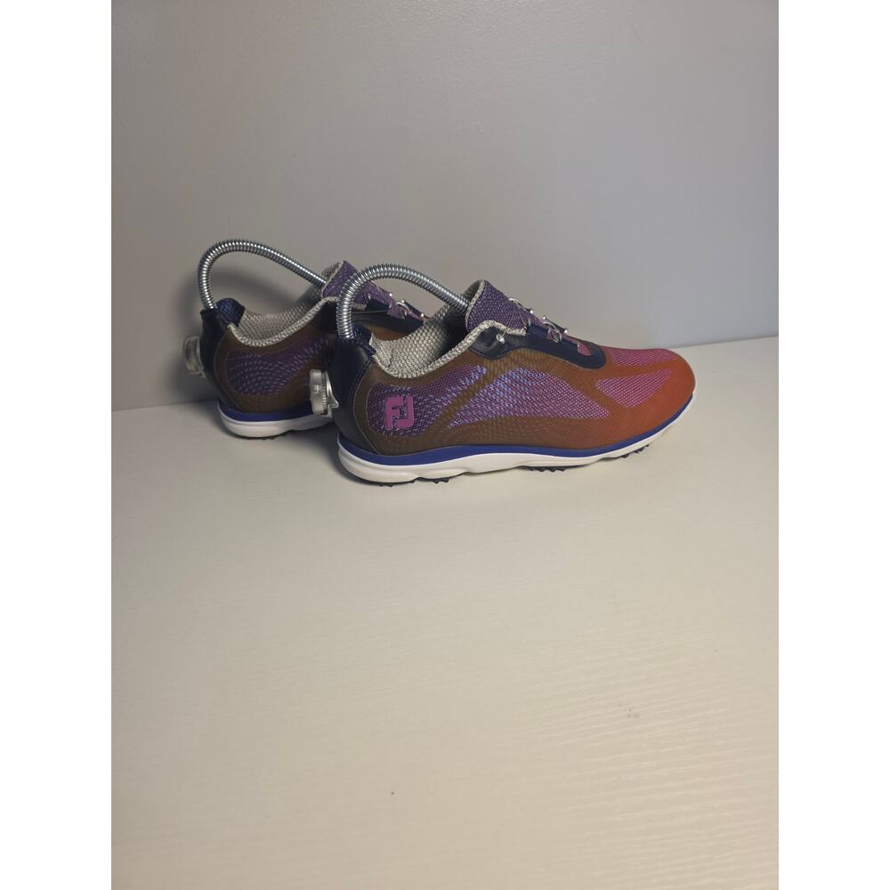 FootJoy emPOWER Spikeless Golf Shoes Women’s 9.5 Ombre Sunset Country Club Pink - Picture 2 of 7